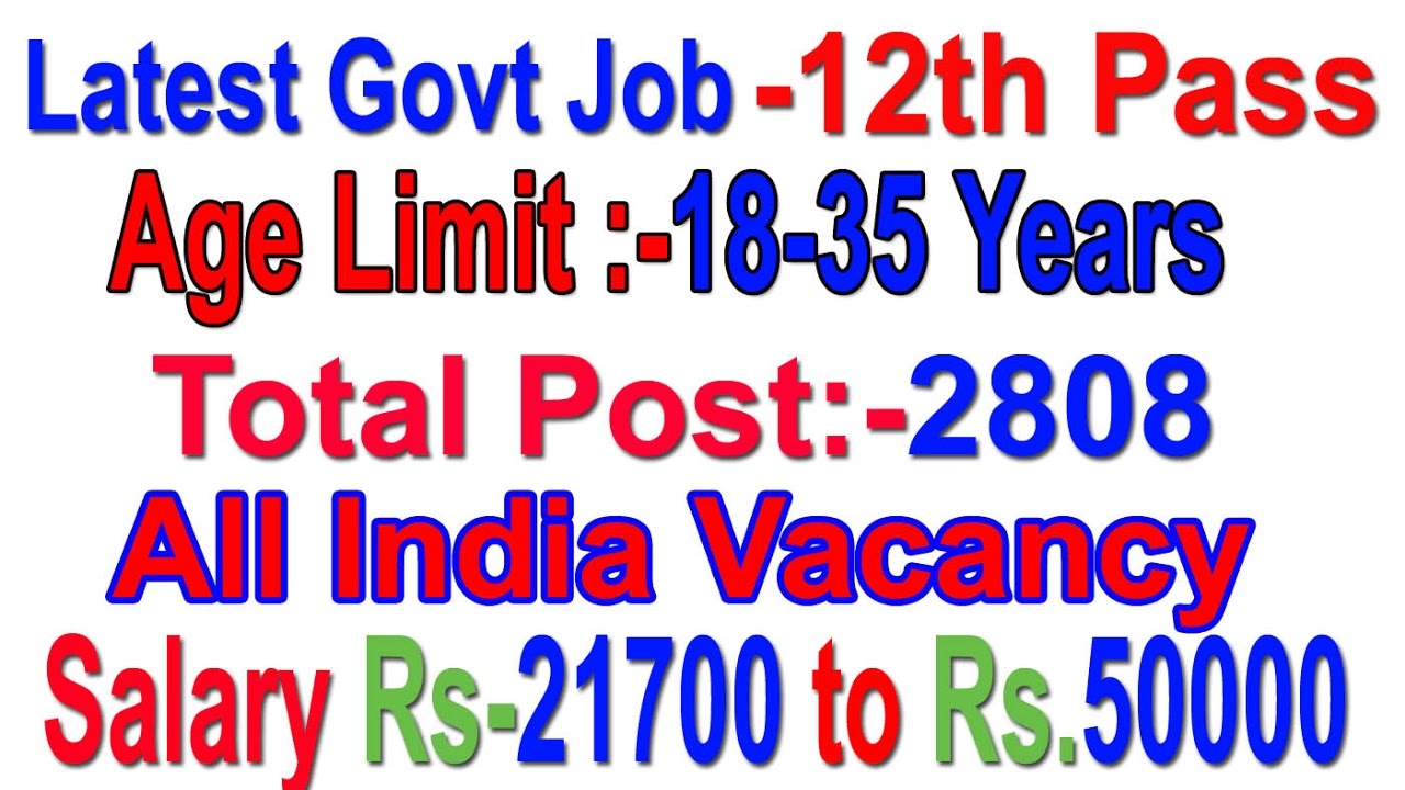 jobs for 12th pass female near me latest govt